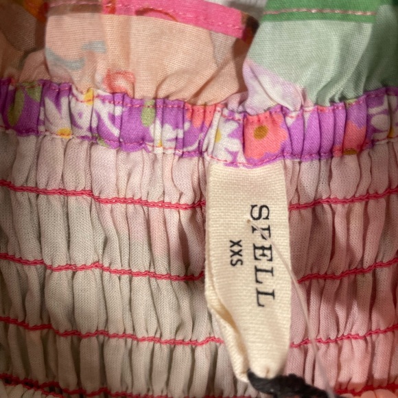 MSRP $299 NWT Spell & The Gypsy Collective Freda Puff Sleeve Midi Dress 2XS XXS - Picture 6 of 11